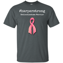 Load image into Gallery viewer, #harperstrong-Retinoblastoma-Warrior-Cancer-Awareness-Men/Women-T-shirt-Unisex-T-Shirt-Black-S