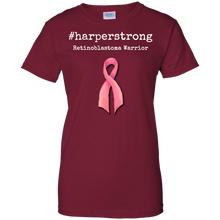 Load image into Gallery viewer, #harperstrong-Retinoblastoma-Warrior-Cancer-Awareness-Men/Women-T-shirt-Unisex-T-Shirt-Black-S