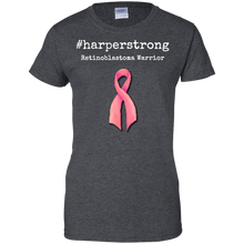 Load image into Gallery viewer, #harperstrong-Retinoblastoma-Warrior-Cancer-Awareness-Men/Women-T-shirt-Unisex-T-Shirt-Black-S