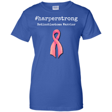 Load image into Gallery viewer, #harperstrong-Retinoblastoma-Warrior-Cancer-Awareness-Men/Women-T-shirt-Unisex-T-Shirt-Black-S